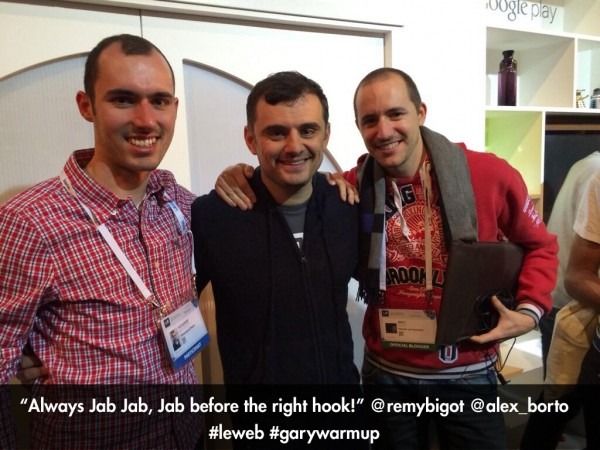 Gary Vaynerchuk avec Alexandre et moi