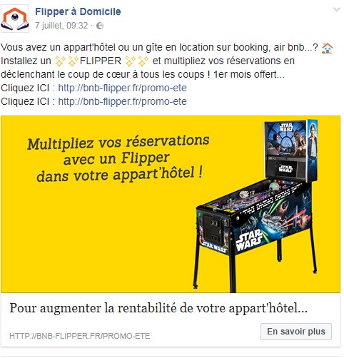 flipper à domicile