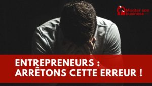 erreur d'entrepreneur