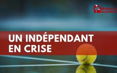 Un moniteur de tennis indépendant en difficulté pendant la crise