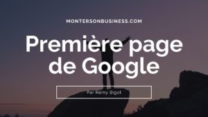 première page de google entreprise