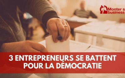 3 jeunes entrepreneurs luttent pour le droit de vote et la démocratie