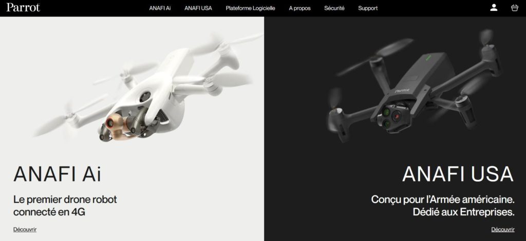 Parrot : drones pour professionnel