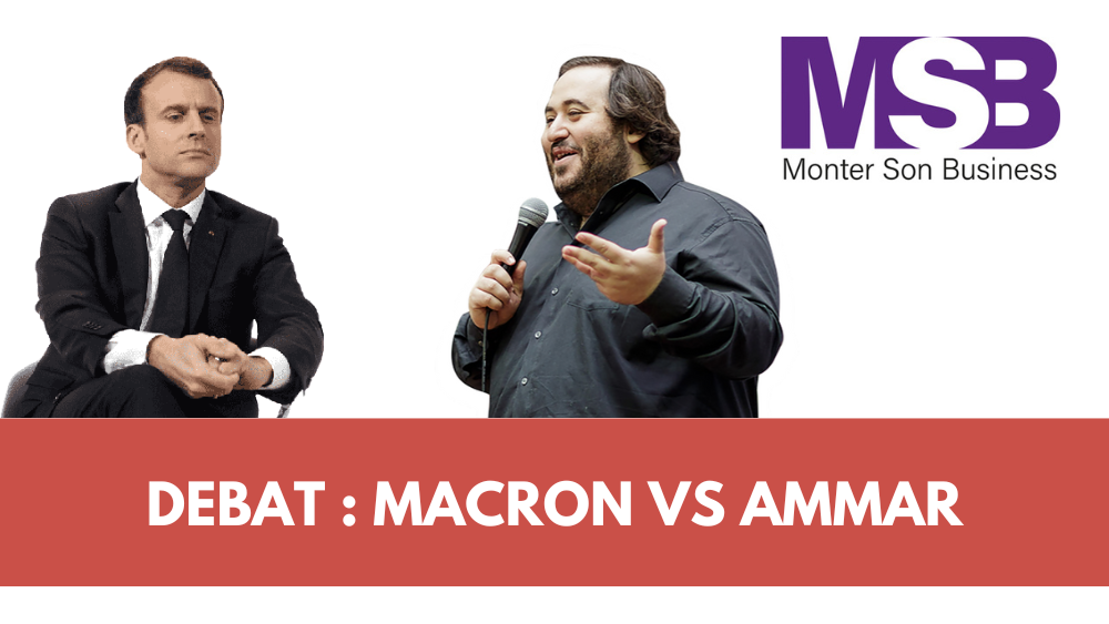 Débat IA : Oussama Ammar VS Emmanuel Macron