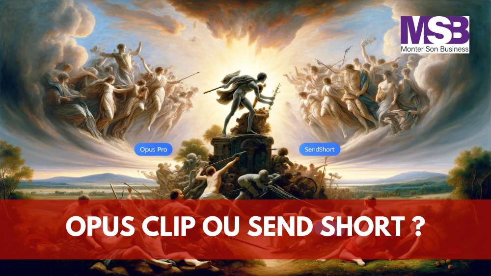 IA opus clip send short