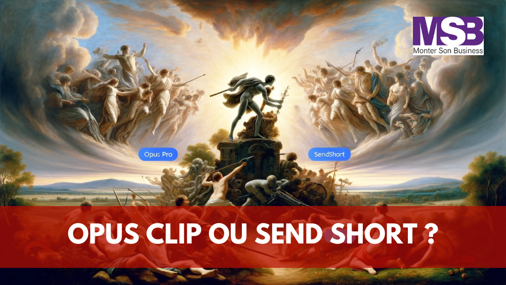 Opus clip ou Send short, comparatif – alternative outils IA vidéos