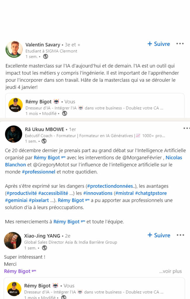 reviews AI rémy bigot